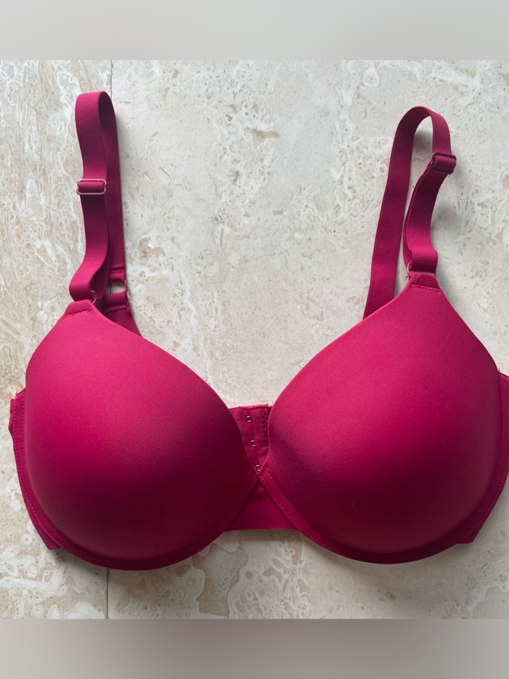 Women’s Red T-Shirt Bra 38DD – Smooth Lightly Lined Underwire Everyday Bra NWT